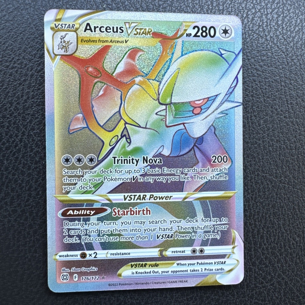 Arceus VSTAR (Secret) 176/172‎ Swsh09: Brilliant Stars Holo